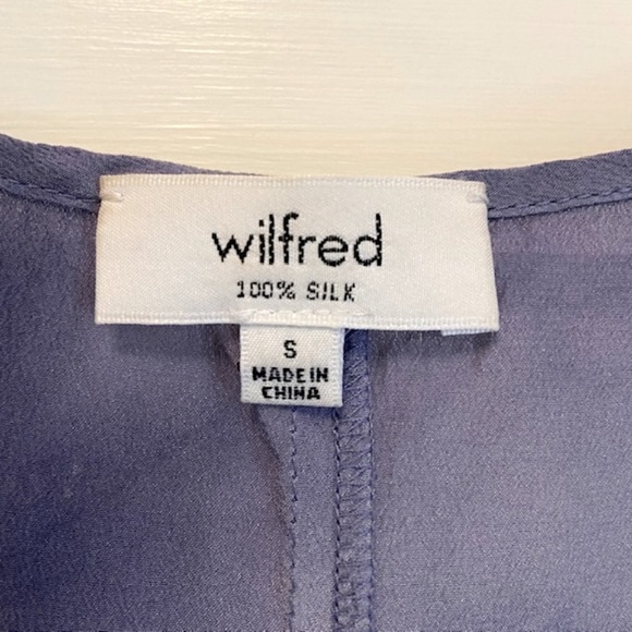 Wilfred Silk Tie Dye Periwinkle Blue Camisole - Picture 5 of 9